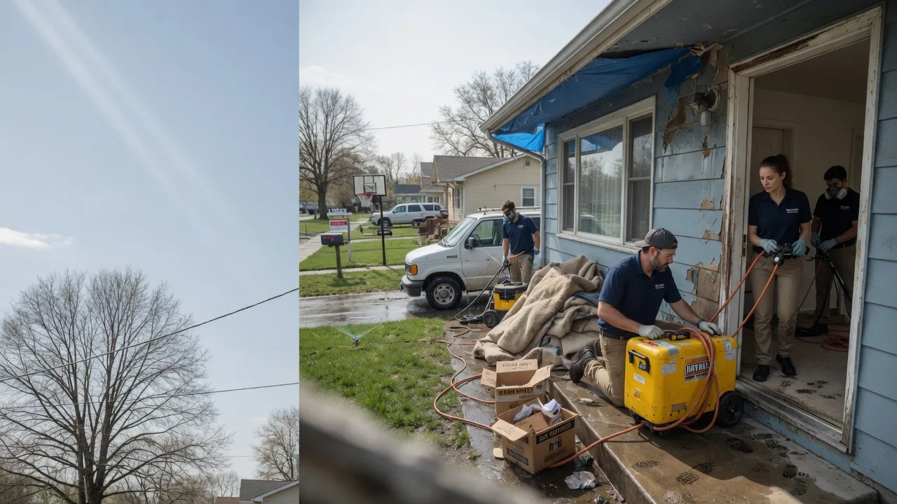 Basement Flood Cleanup in Auburn, WY near me
